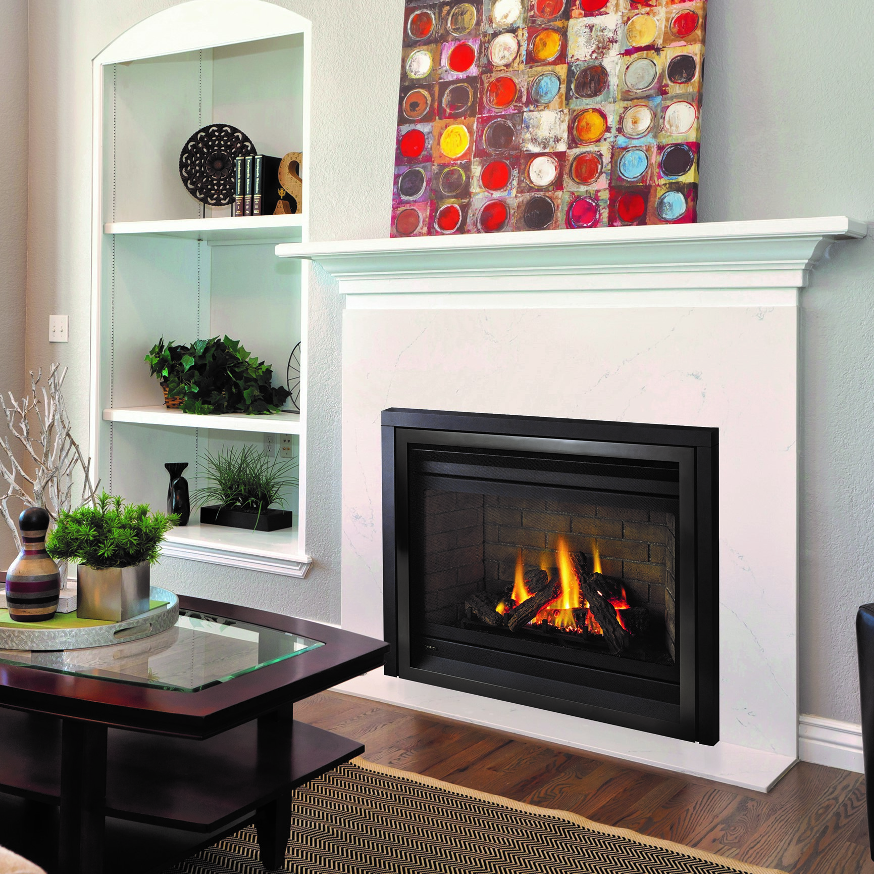 Panorama P36E Gas Fireplace Maple Air | Heating | Air Conditioning ...